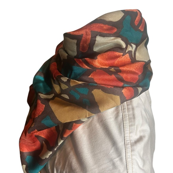 Multicolor Abstract Scarf - Picture 2 of 4